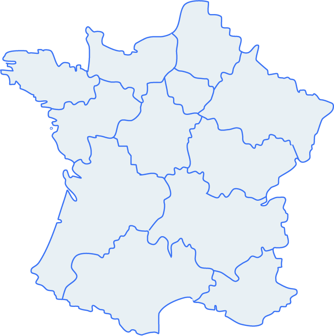 Image de la carte de France métropolitaine